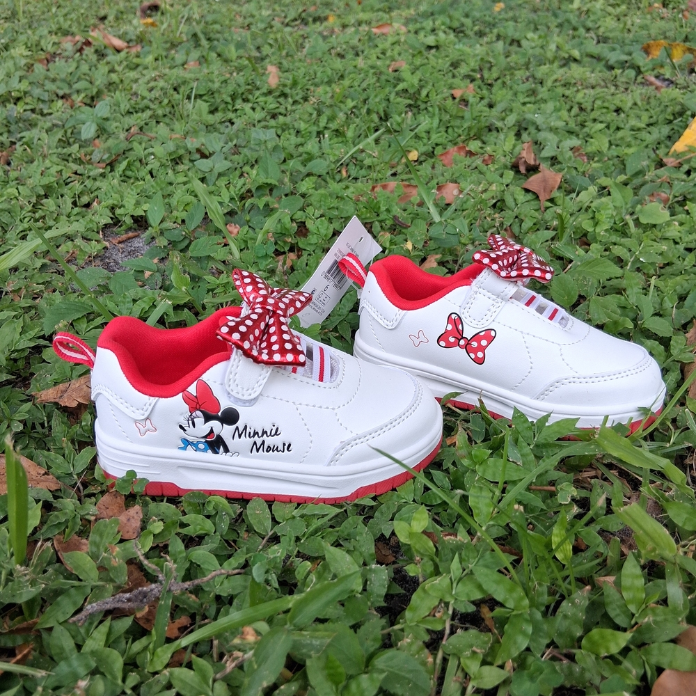 Disney Infant Girls Minnie Mouse Velcro Sneaker - Picture 2 of 6